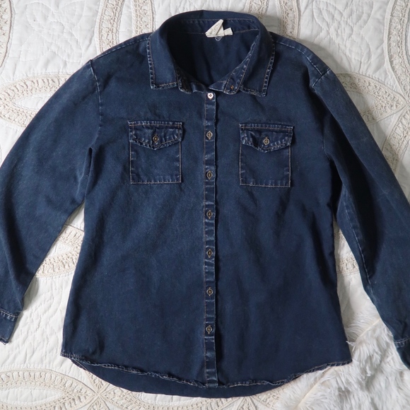 Denim Button Down Shirt - Picture 1 of 1